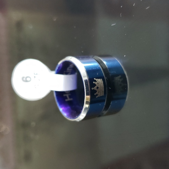 Titanium stainless Steel Fashion Geometric Ring Herking - Picture 2 of 9